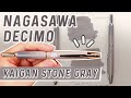 Unboxing & Inking the Nagasawa Original Decimo - Kaigan Stone Gray