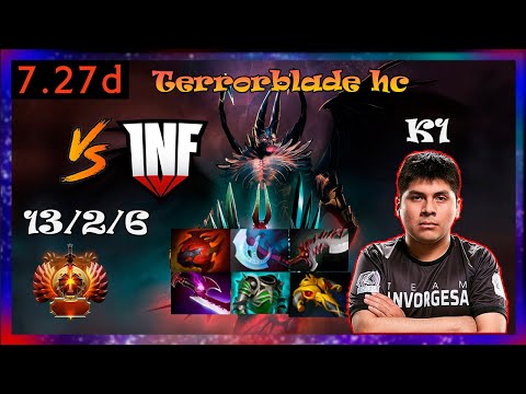 k1 hector terrorblade vs infamous | Full Gameplay 7.27d | Dota 2 Pro