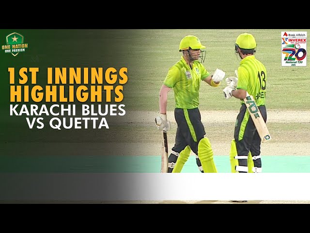 1st Innings Highlights | Karachi Blues vs Quetta | Match 10 | National T20 Cup 2025 | PCB | MA2A 1st Innings Highlights | Karachi Blues vs Quetta | Match 10 | National T20 Cup 2025 | PCB | MA2A