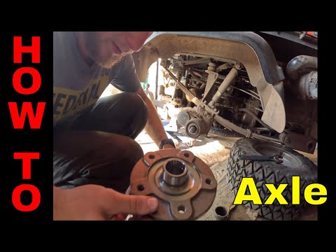 How to replace axle on a Kubota RTV 900