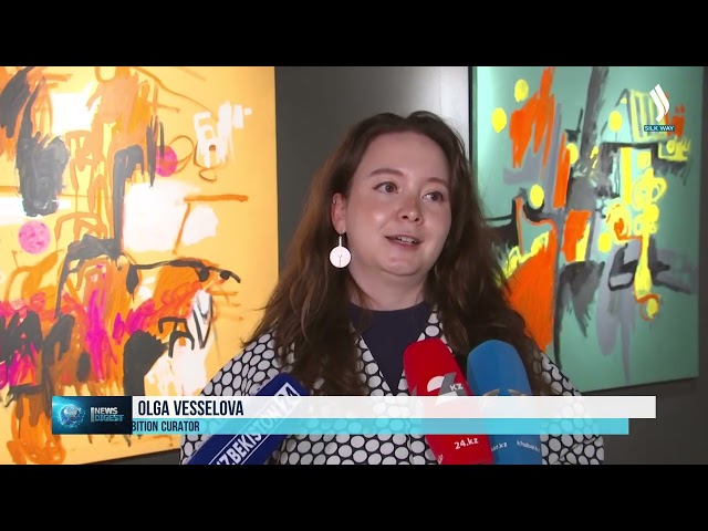 Kazakh artist’s exhibition underway in Uzbekistan