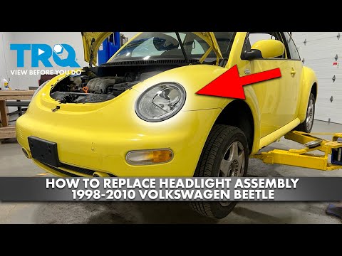 How to Replace Headlight Assembly 1998-2010 Volkswagen Beetle