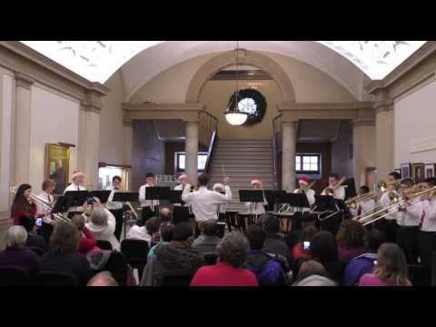 ECMS Trombone Choir performs From Heaven Above To Earth I Come at ECMS Winterfest 2016