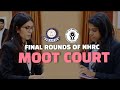 Final Rounds NHRC DNLU Moot Court Competition L DNLU Jabalpur