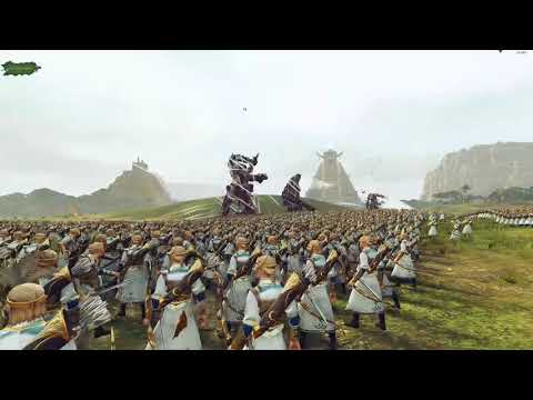14400 Archers VS 4 Chaos Giants - The Laboratory - Total War: Warhammer 2