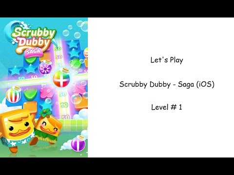 Let's Play - Scrubby Dubby - Saga (iOS) - Level 1