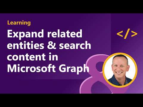 Expand related entities search content in Microsoft Graph