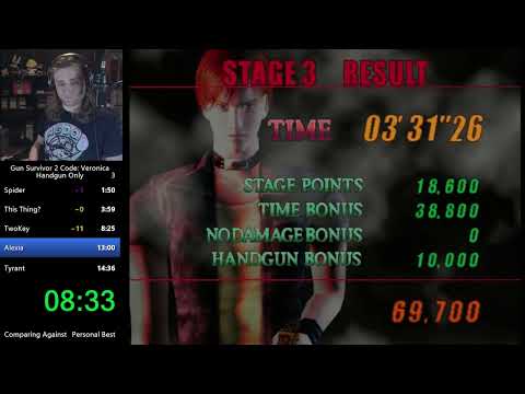 Resident Evil Survivor 2 Handgun Only Speedrun in 14:24