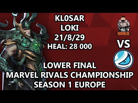 All Business Kl0sar Loki Vs Luminosity Gaming at Marvel Rivals Championship Season 1 LOWER FINAL