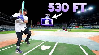I Tried to Hit the Longest Home Run in MLB History...