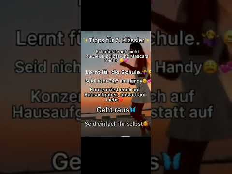 Tipps für 7. klässler