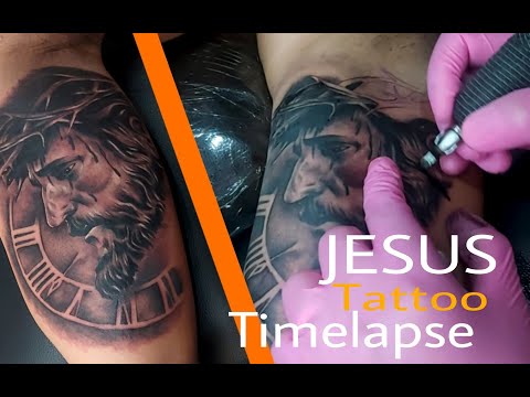 Tattoo - Tattoo Timelapse - Jesus Tattoo/Chris Tintatero