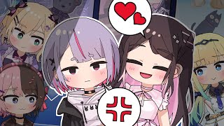 【手描き】なずミミ倦怠期!?旦那はウザくて足がクサイ【ぶいすぽっ!/花芽なずな/胡桃のあ/橘ひなの/兎咲ミミ/藍沢エマ】【マンガ動画/アニメ/VTuber】