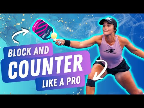 How To Improve Your Blocks and Counters | Catherine Parenteau Pickleball Tutorial