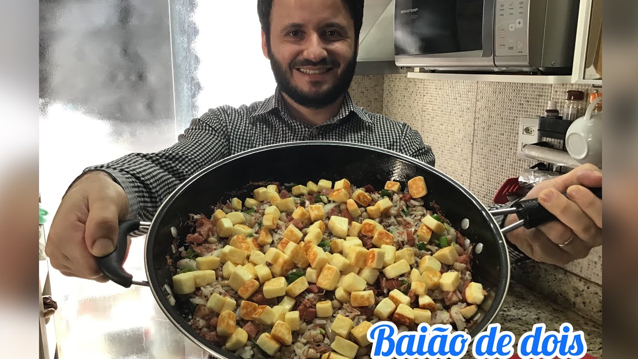 RECEITA DE BAIÃO DE DOIS | SIMPLES E RÁPIDO | CARNE SECA | QUEIJO COALHO