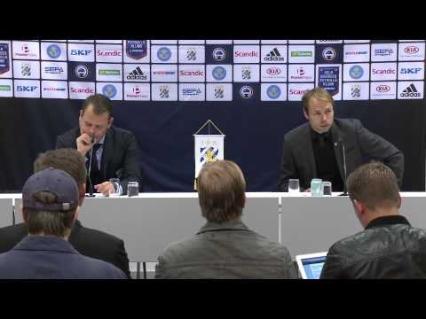Presskonferensen efter IFK Göteborg - AIK