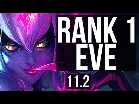 EVELYNN vs HECARIM (JUNGLE) | Rank 1 Eve, Rank 6, 8/2/4, Dominating | JP Challenger | v11.2