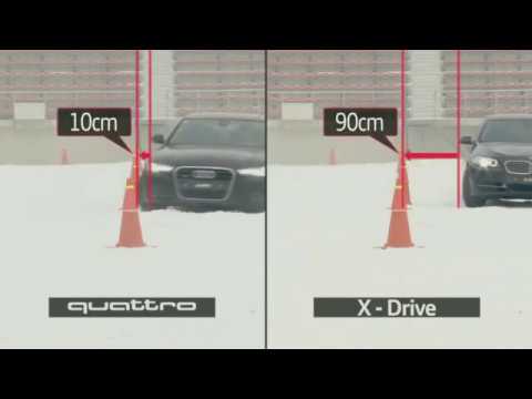 Revers!!!Audi Quattro vs Bmw Xdrive vs Mercedes 4matic