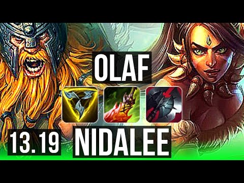 OLAF vs NIDALEE (JNG) | Legendary, 500+ games | BR Master | 13.19