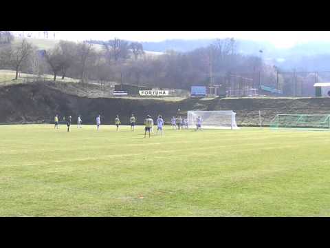 FK Luhačovice „B“ vs Rudimov - přímý kop „B“