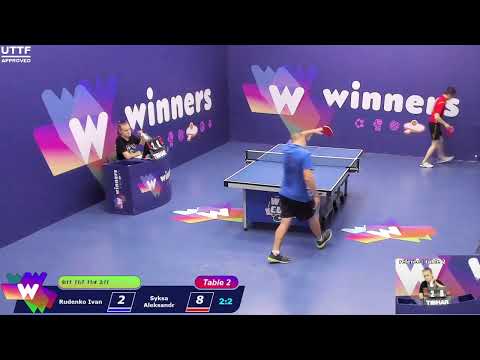 WINners CUP table 2  28.11 Rudenko Ivan - Syksa Aleksandr 18:00