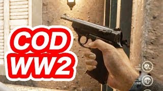COD WW2 9mm SAP ワルサー ハンドガンで遊ぶ DLC 1 - The Resistance マック堺 ゲーム実況