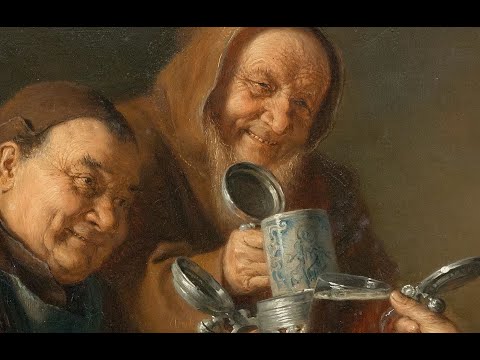 Drei Mönche bei der Brotzeit von Eduard von Grützner - Video von Günter Frei (Official Video)