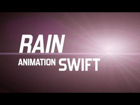 Rain animation swift