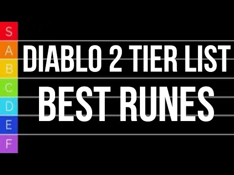 Diablo 2 TIER LIST - Runes