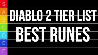 Diablo 2 TIER LIST - Runes