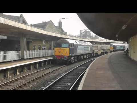 57002/57007 6C51 Sellafield - Heysham flasks 23rd March 2012