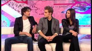 The Vampire Diaries - Interview with cast Ian, Paul and Nina Part 1