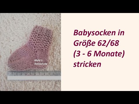 Ragmela 81 - Knitting baby socks in size 62/68 (3 - 6 months)