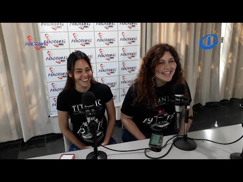 Atrizes Adryellen Damazio e Clarissa Lagranha divulgam Titanic, o Musical