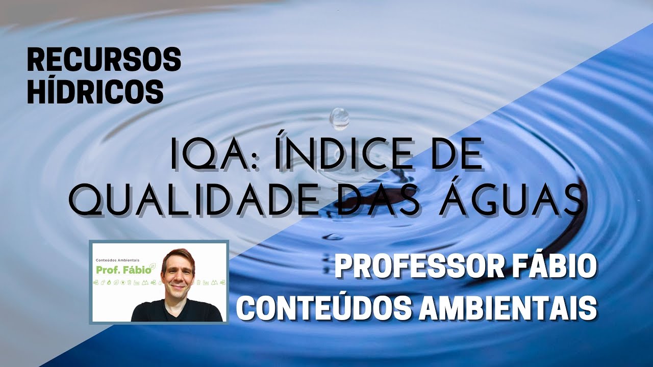 IQA: ÍNDICE DE QUALIDADE DA ÁGUA