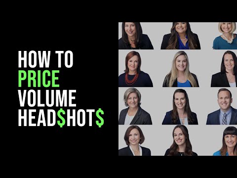 Pricing Volume Headshots - 3 Tips