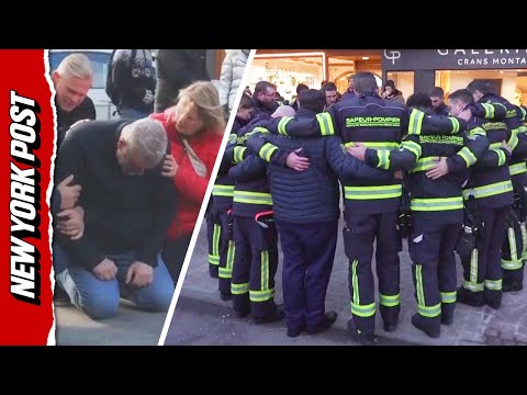 Emotions Overflow as Firefighters and Families Mourn Those Lost in Deadly Swiss Fire