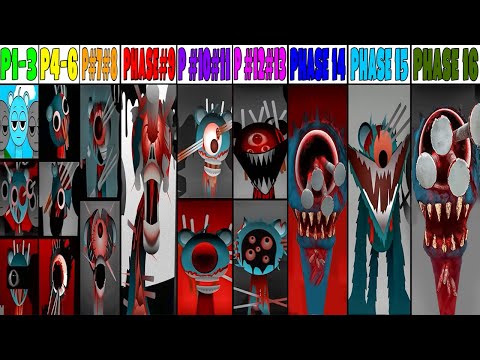 Incredibox Sprunki Mix: Phase 1-3  VS Phase 4-6 VS Phase 7-9 VS Phase 10-12 VS Phase 13-16