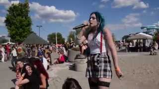 Warped Tour Toronto 2014 SUMO CYCO &#39;Fighter&#39; Lemmon Stage