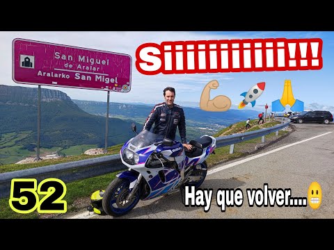 52 LLEGARÉ A SAN MIGUEL ARALAR?😬 MOTO PARADA 15 AÑOS🚀 2ª PARTE♥️ SUZUKI GSXR 750