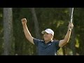 Jordan Spieths walk-off birdie putt to win the.