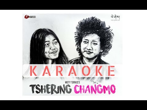 Tshering Changmo KARAOKE track - Misty Terrace - New Bhutanese Song