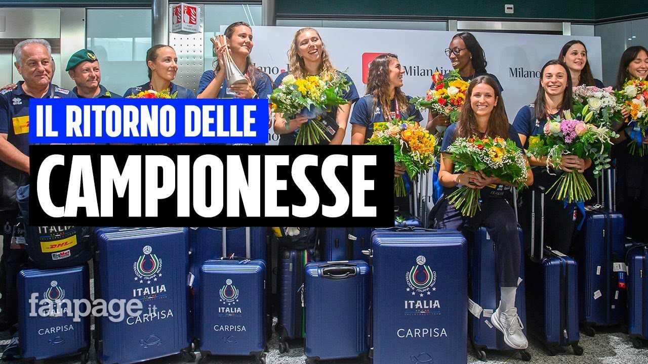 Volley, il ritorno delle campionesse del mondo, Velasco: "Più orgoglio rispetto alle Olimpiadi"