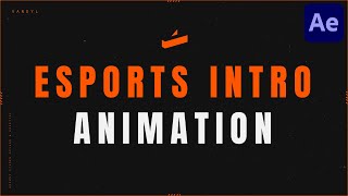 Motion Design for Esports: Easy Intro Title Card | After Effects