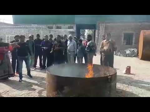 Stainless steel red fire hydrant system in gurgoan manesar