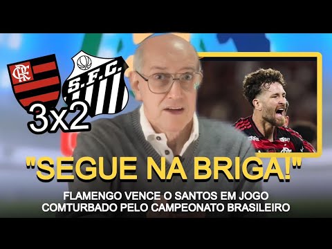 SHOW DE EMOÇÃO NO MARACANÃ! FLAMENGO 3 X 2 SANTOS E A TORCIDA EXPL0DE