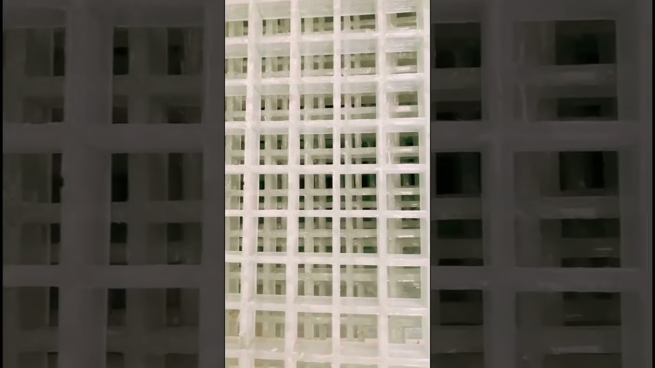 FRP grating, 25mm, φ3.5m, pure resin #frp #fiberglassgratings #fiberglasswalkway #fiberglassplatform