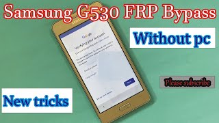 Samsung G530f Frp Bypass | login Gmail Account | Samsung G530f Frp Unlock | G530f frp Unlock