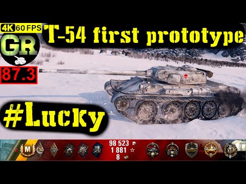 87_World of Tanks T-54 first prototype WoT Replay - 7 Kills 5.2K DMG(Patch 1.4.0)
