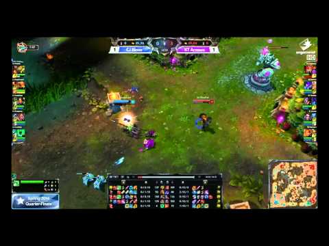 CJ Entus Blaze vs KT Rolster Arrows - Game 3 -  OGN Champions Spring 2014 Quarterfinals